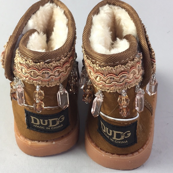 SALE☃️DuDG Toddler Fleece Lined Boho Boots☃️🌲 - Picture 4 of 6